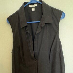 Colwater Creek sleeveless NO IRON bouse